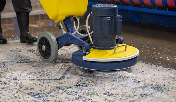 Professional rug cleaning service