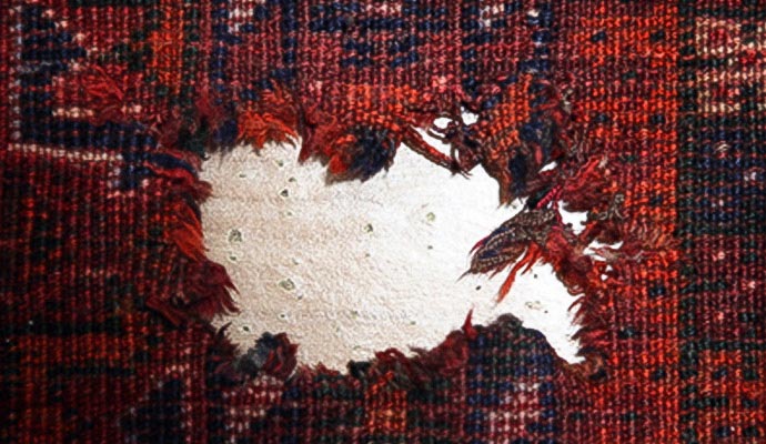 Area Rug Hole Repair Service in Baltimore and Columbia, MD