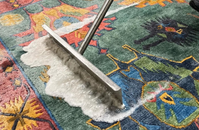 cleaning area rug