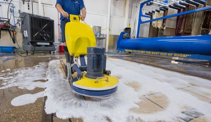 Rug vaccuming service